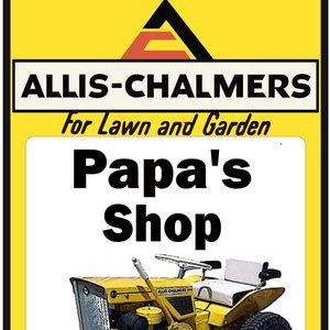 Allis Chalmers metal sign